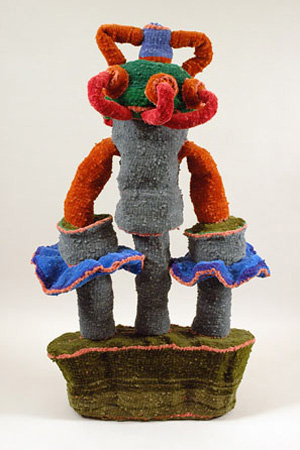 Pipe cleaner sculpture by Ted Fullwood