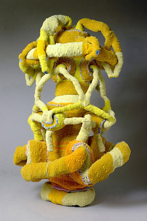 Pipe cleaner sculpture by Ted Fullwood