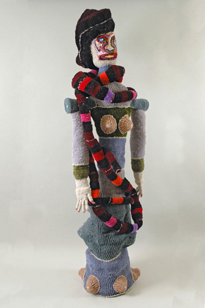 Pipe cleaner sculpture by Ted Fullwood